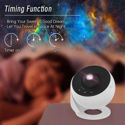 Night Light Galaxy Projector Starry Sky Projector 360° Rotate Planetarium