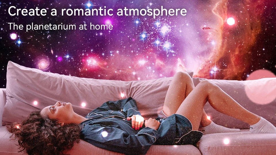 Night Light Galaxy Projector Starry Sky Projector 360° Rotate Planetarium