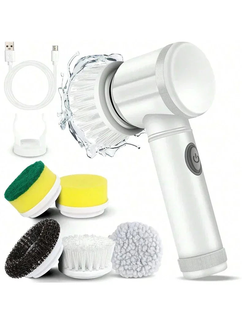 Powerful Electric Cleaning Brush Spin Scrubber Brush Deep Cleaning  Kitchen