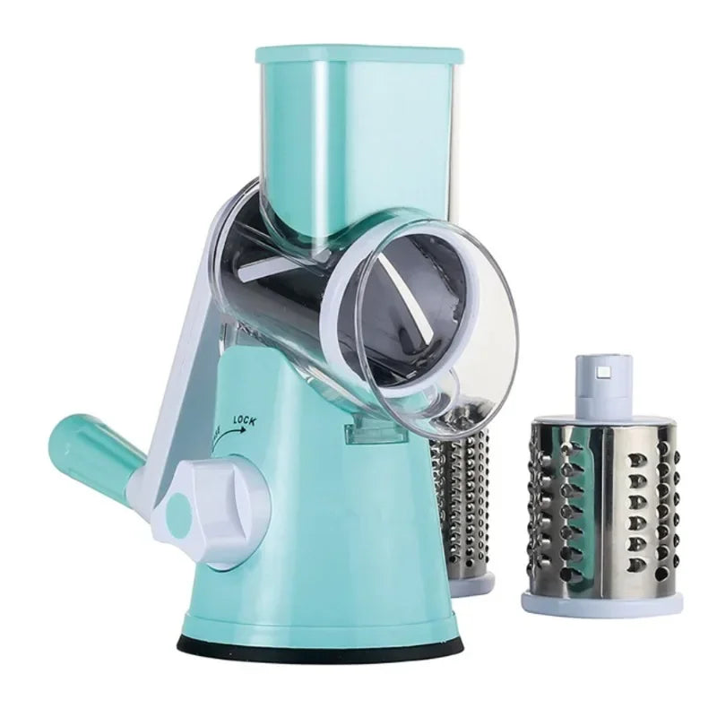 Vegetable Cutter & Slicer Manual Kitchen Cheese Chopper Machine Shredder