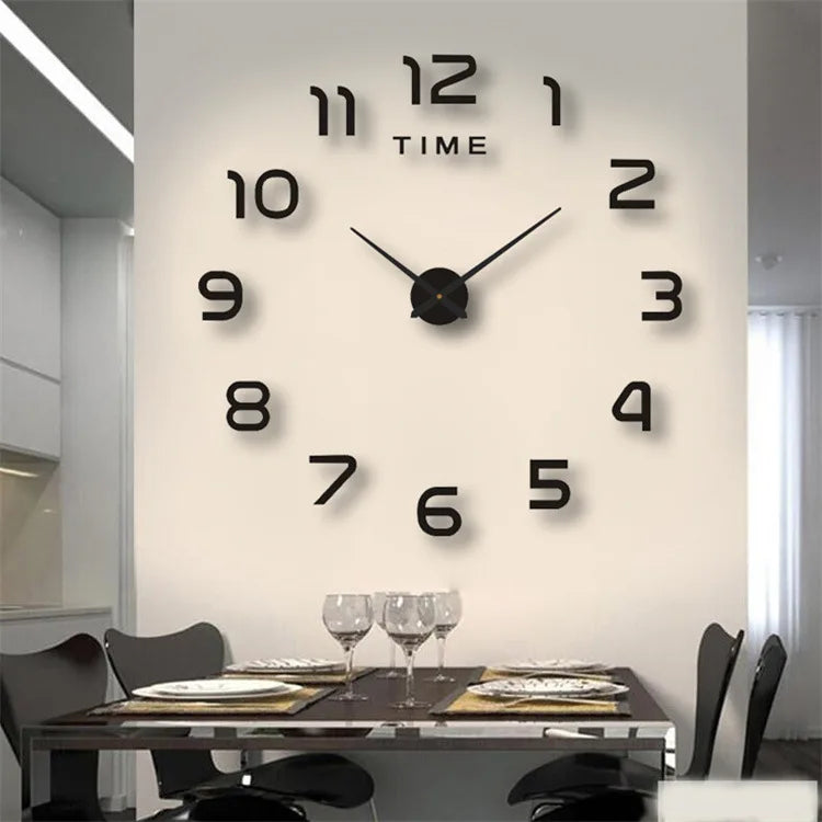 Fashion Modern Design Wall Clock 3D DIY Quartz Clocks Watches Acrylic