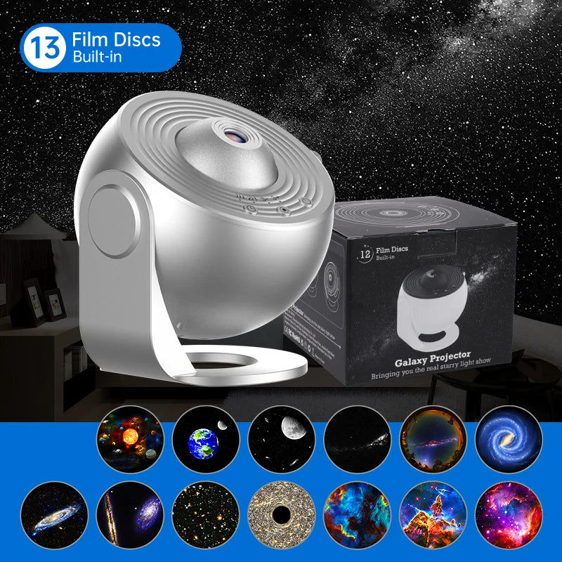 Night Light Galaxy Projector Starry Sky Projector 360° Rotate Planetarium