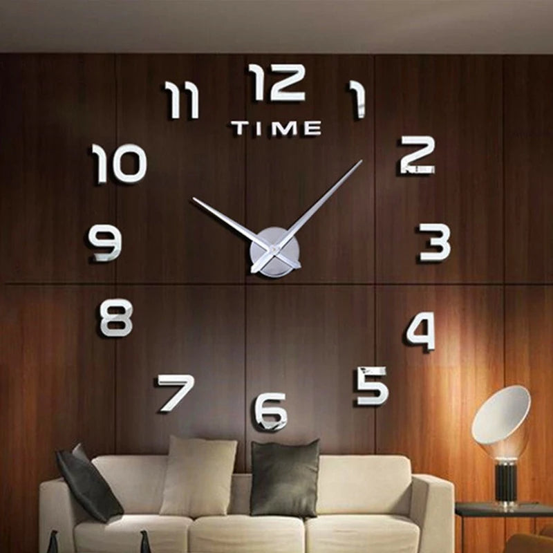 Fashion Modern Design Wall Clock 3D DIY Quartz Clocks Watches Acrylic