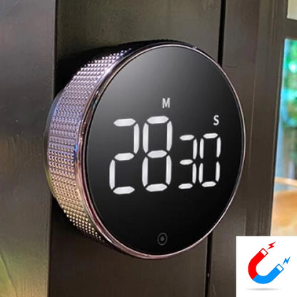 LED Digital Kitchen Timer For Cooking Shower Magnetic Electronic Digital