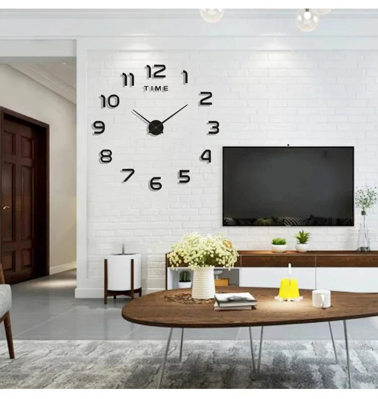 Fashion Modern Design Wall Clock 3D DIY Quartz Clocks Watches Acrylic