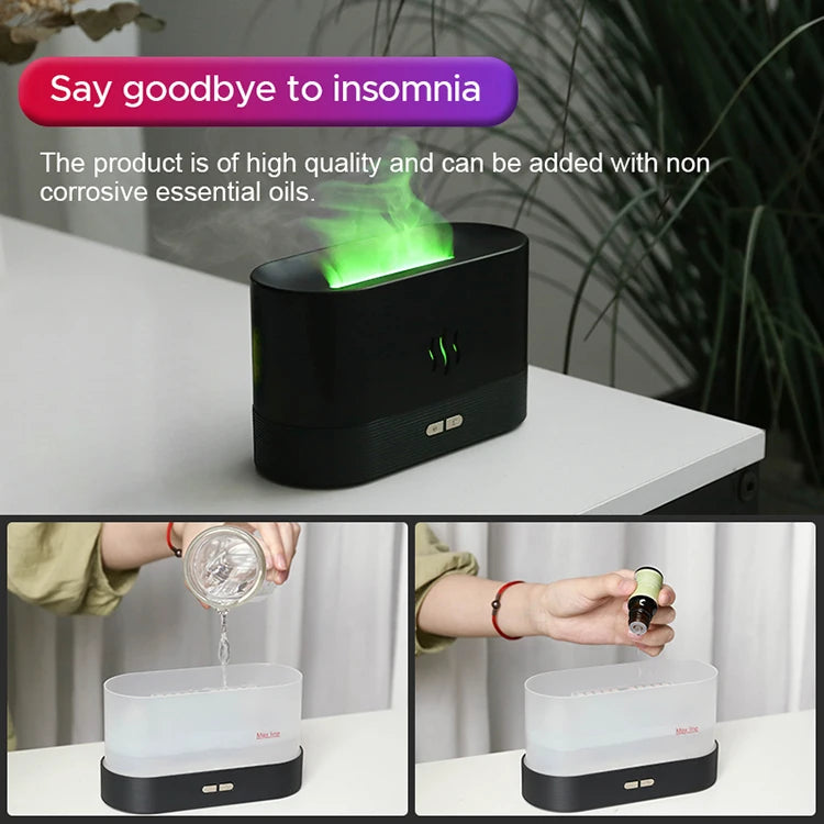 Diffuser Air Humidifier Ultrasonic Cool Mist Maker Fogger Led Essential Oil