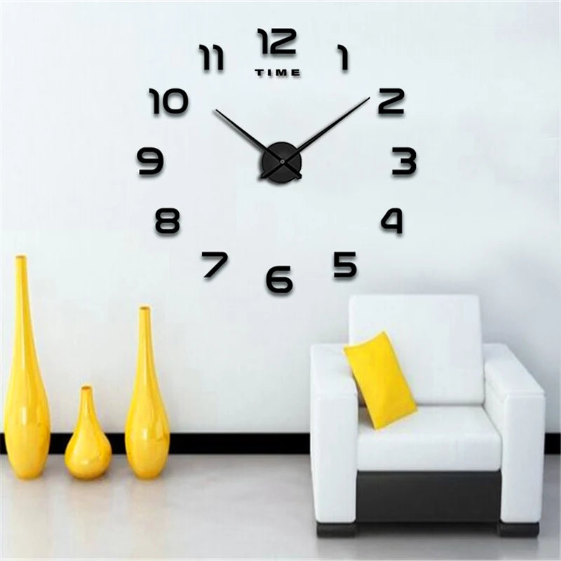 Fashion Modern Design Wall Clock 3D DIY Quartz Clocks Watches Acrylic