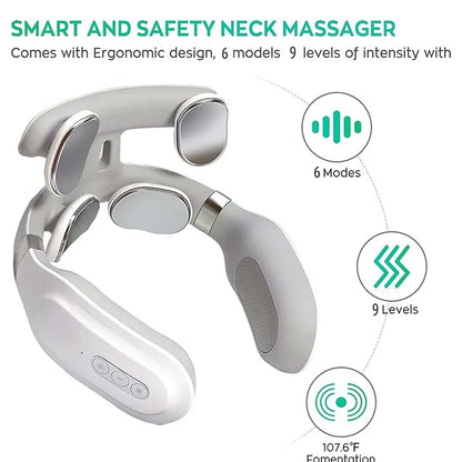 Neck Massage Machine 4 Head And Neck Protection Heating Machines