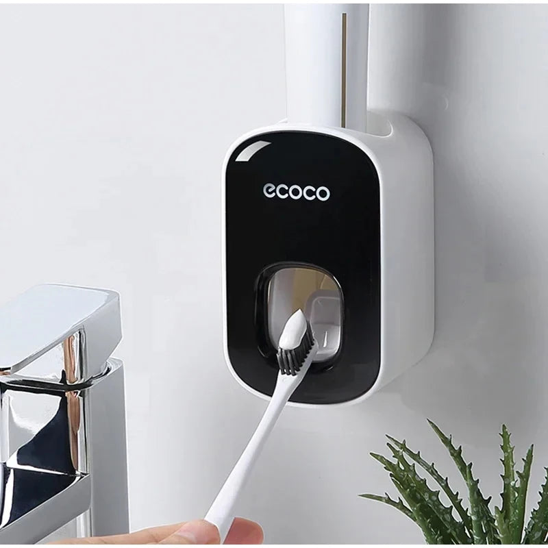 Automatic Toothpaste Dispenser No Nail Bathroom Toothpaste Squeezer