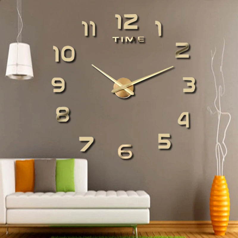 Fashion Modern Design Wall Clock 3D DIY Quartz Clocks Watches Acrylic