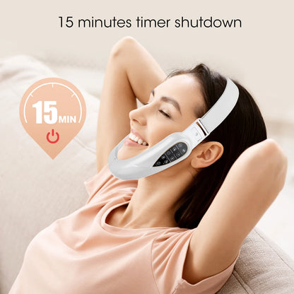 Rechargeable V Face Massager, Portable Facial Massage Device, LED Display