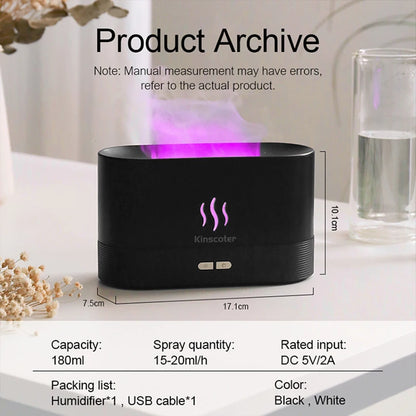 Diffuser Air Humidifier Ultrasonic Cool Mist Maker Fogger Led Essential Oil