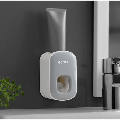 Automatic Toothpaste Dispenser No Nail Bathroom Toothpaste Squeezer