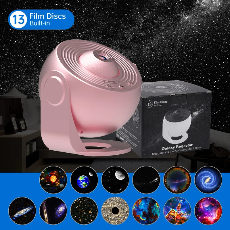 Night Light Galaxy Projector Starry Sky Projector 360° Rotate Planetarium