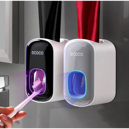 Automatic Toothpaste Dispenser No Nail Bathroom Toothpaste Squeezer