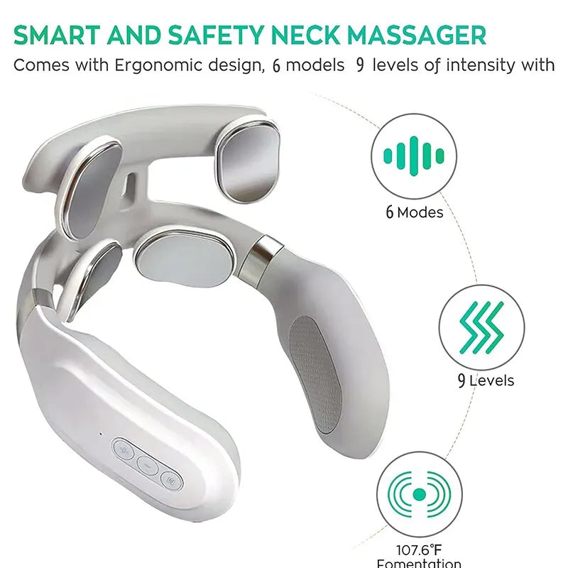 Neck Massage Machine 4 Head And Neck Protection Heating Machines