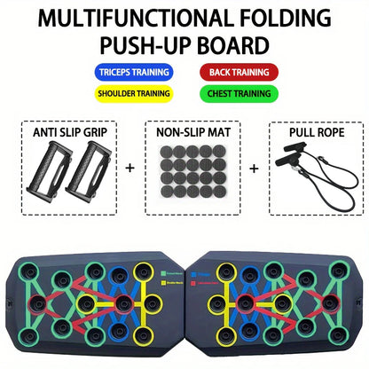 Push-up Board Set Multifunctional Push-up Bar Foldable Fitness Equipment