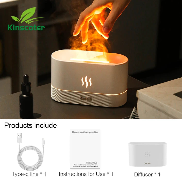 Diffuser Air Humidifier Ultrasonic Cool Mist Maker Fogger Led Essential Oil