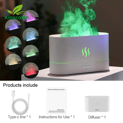 Diffuser Air Humidifier Ultrasonic Cool Mist Maker Fogger Led Essential Oil