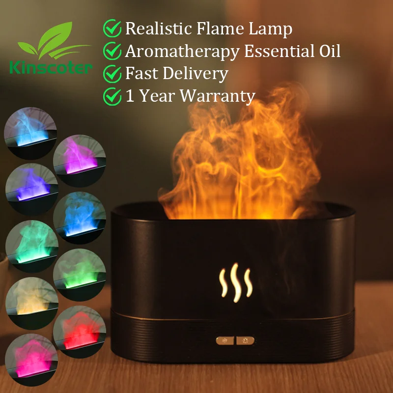 Diffuser Air Humidifier Ultrasonic Cool Mist Maker Fogger Led Essential Oil