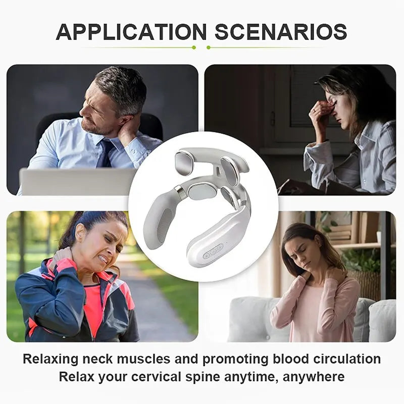 Neck Massage Machine 4 Head And Neck Protection Heating Machines