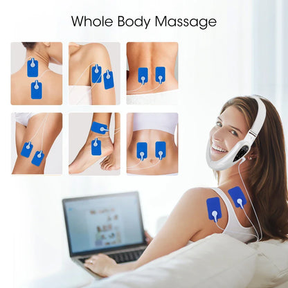 Rechargeable V Face Massager, Portable Facial Massage Device, LED Display