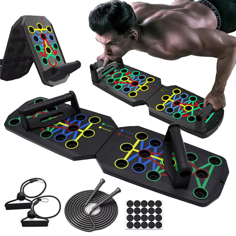 Push-up Board Set Multifunctional Push-up Bar Foldable Fitness Equipment