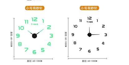 Fashion Modern Design Wall Clock 3D DIY Quartz Clocks Watches Acrylic