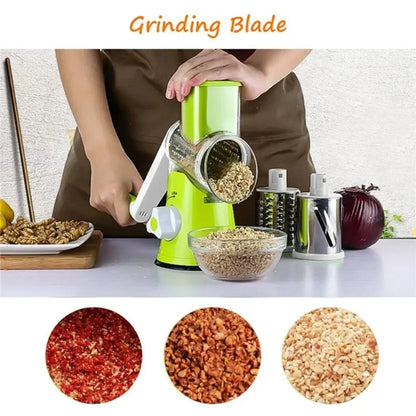 Vegetable Cutter & Slicer Manual Kitchen Cheese Chopper Machine Shredder